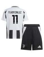 Juventus Nicolas Gonzalez #11 Domácí dres pro děti 2024-25 Krátký Rukáv (+ trenýrky)